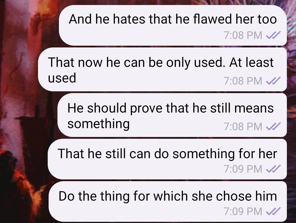ancient_snake's tweet image. This conversation between me and my wife... Yeah, we are onto something. Daemon will always need to be loved and prove that he deserves it, Rhaenyra will always need someone who she just can trust and rely on. Oh, they were meant to burn together in all their desperate needs.