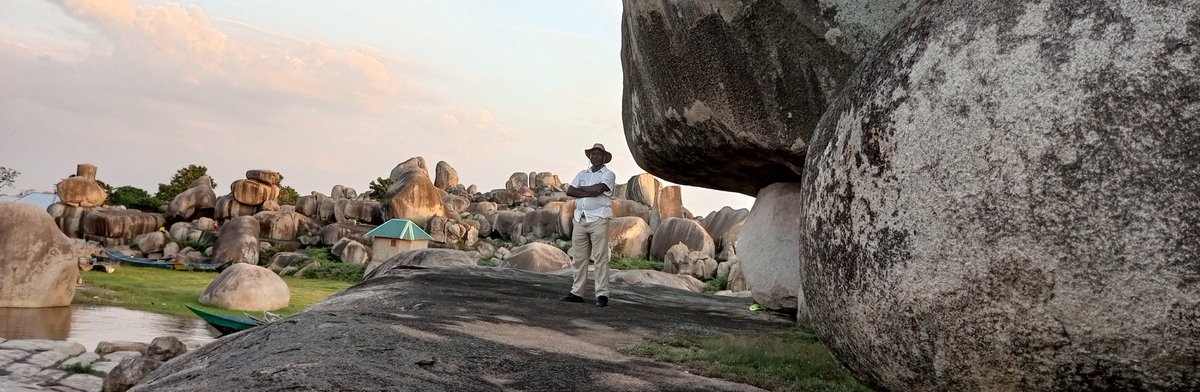 LAKE VICTORIA'S DOLWE ISLAND'S overwhelming evidence of early human settlement dating back 12,000 years, according to archaeological findings. If I were one of them, this spot where I stand would certainly be my favorite place in the morning when the glorious sun rises.