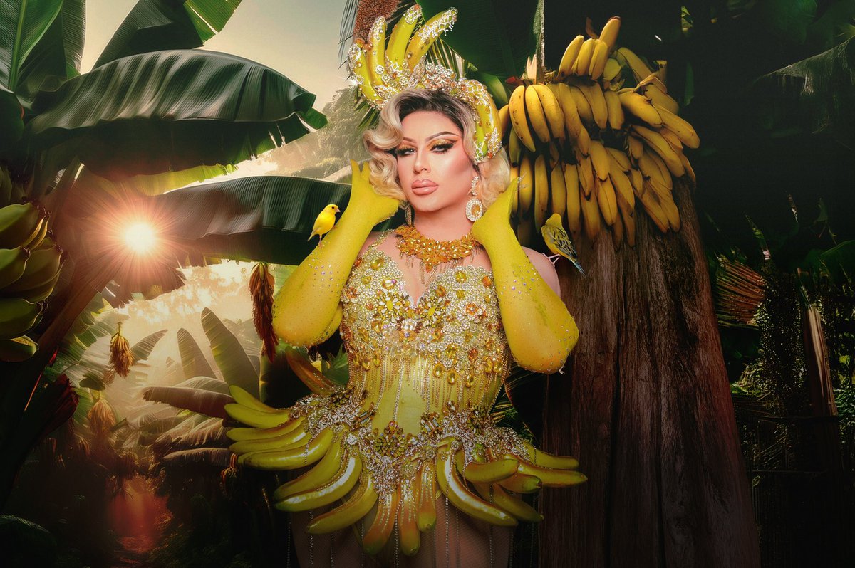 El plátano 🍌 de Canarias! 🇮🇨 HA LLEGADO! A <a href="/DragRaceEs/">Drag Race España</a>