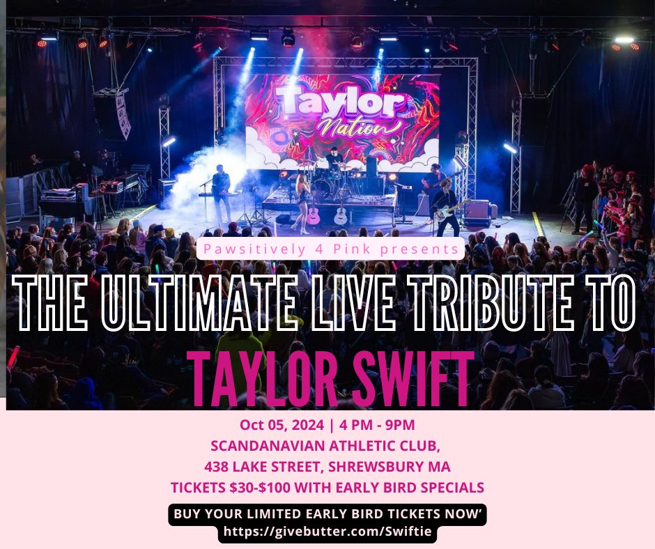 Hey Taylor Swift fans! 📷 Get ready for an electrifying night with the Taylor Nation Tribute Show—the ultimate celebration of Taylor's music and magic! 📷
Witness spectacular performances of all your favorite hits by incredibly talented artists. This is the Taylor Swift