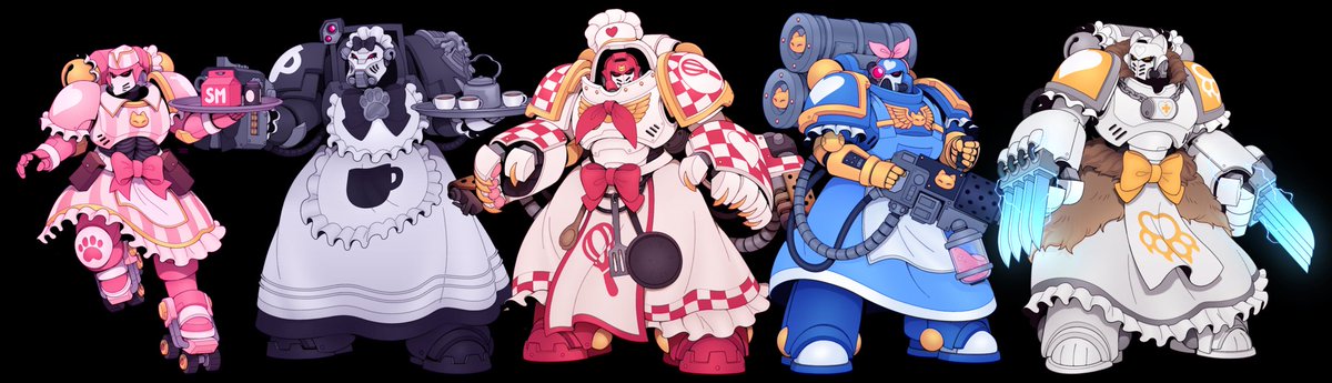 space maids successors! 🐾💞💫
compilation of all the successor chapter character art~