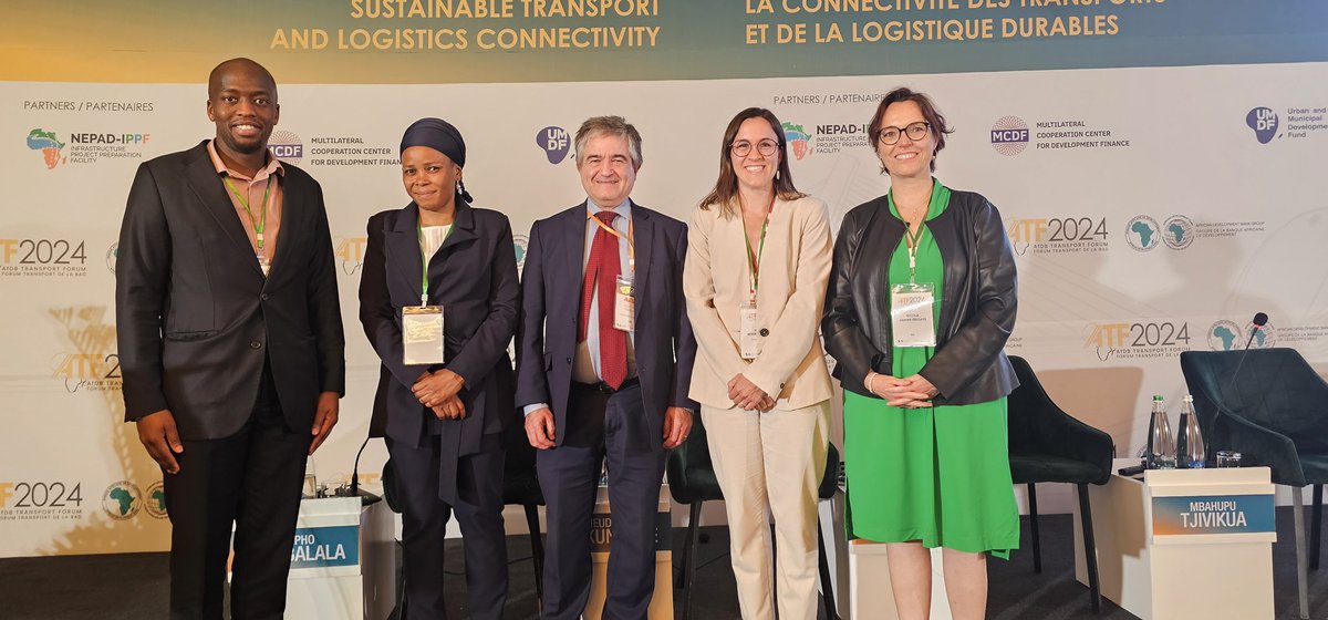 EngZaituniN's tweet photo. #ATF2024 in Abidjan, themed “Africa on the Move,” discussions focus on sustainable transport, private sector involvement, smart infrastructure, multimodality, road safety &amp; highlights on AfDB’s Regional Corridors Initiative and Green Mobility Facility @ccttfaorg @GIZAfricanUnion https://t.co/dHbHTpg9r3