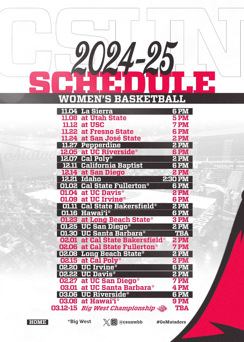 The stage is set. 🏀

#GoMatadors