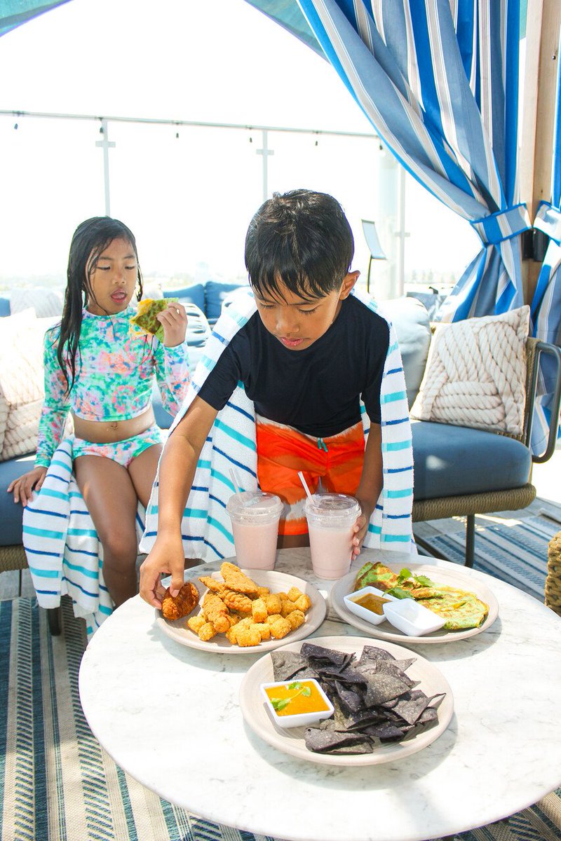 No better feeling than poolside eats and treats!