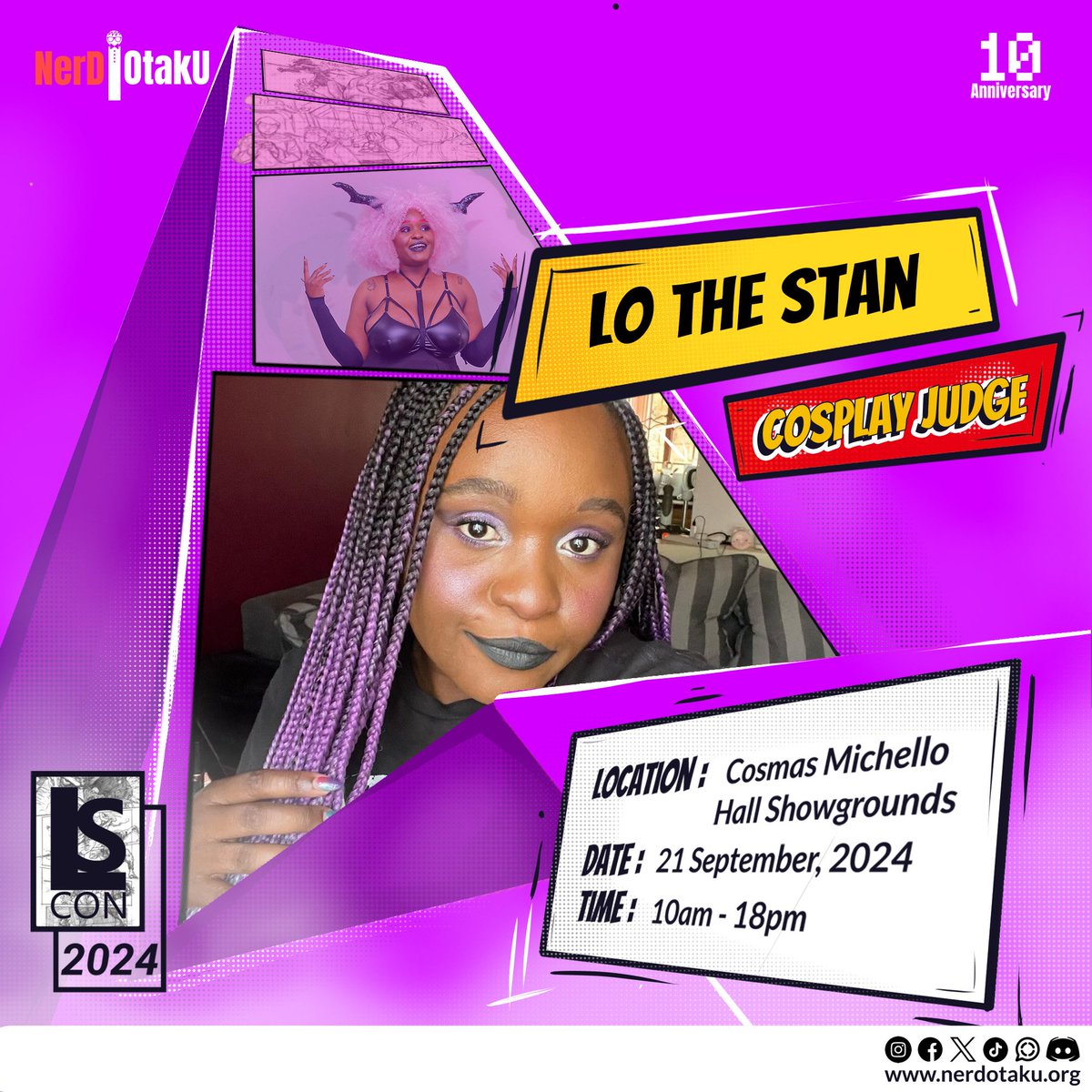 Lscon_'s tweet image. Meet @LotheStan our esteemed judge for the #LsCon Cosplay Parade❤

Get your #LsCon24 ticket at the Gate at K200 per person and K500 for the Avengers package 🎫‼

#NerdOtaku #LsCon2024 #zambiancosplayer #lsconcosplayjudge