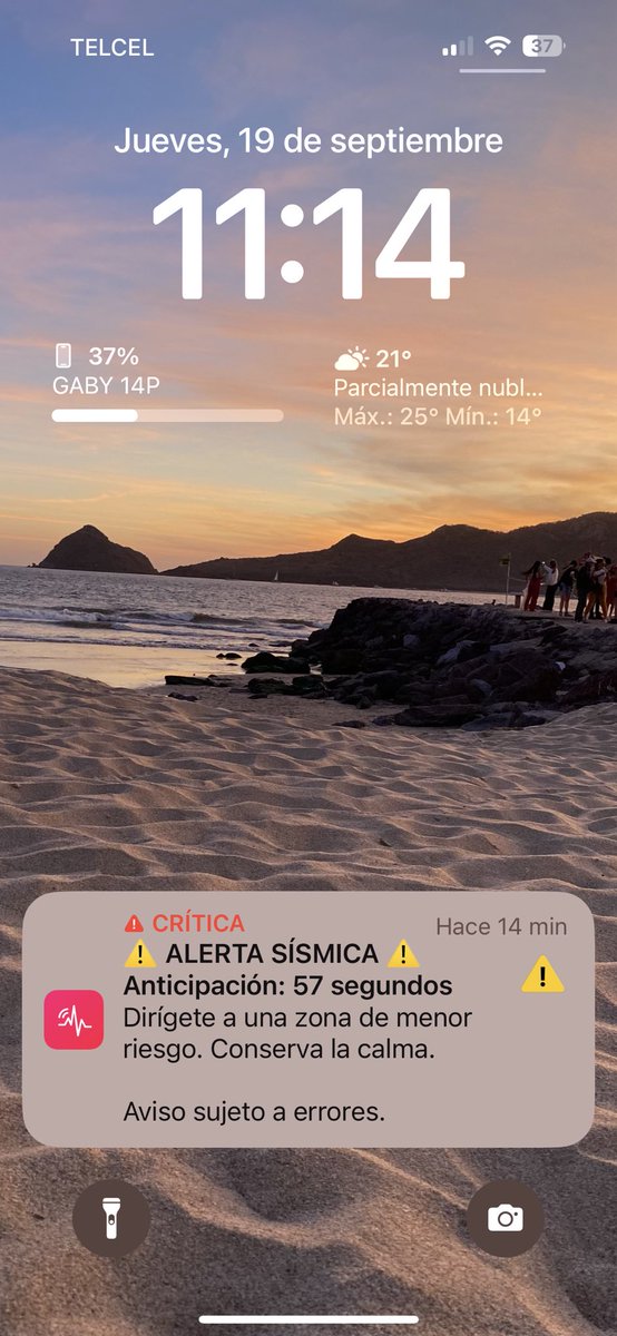 conocimientotac's tweet photo. @SasslaBot @SASMEX Si Sonó y llegó notificación, muy oportuno https://t.co/1U6kCW8Efh