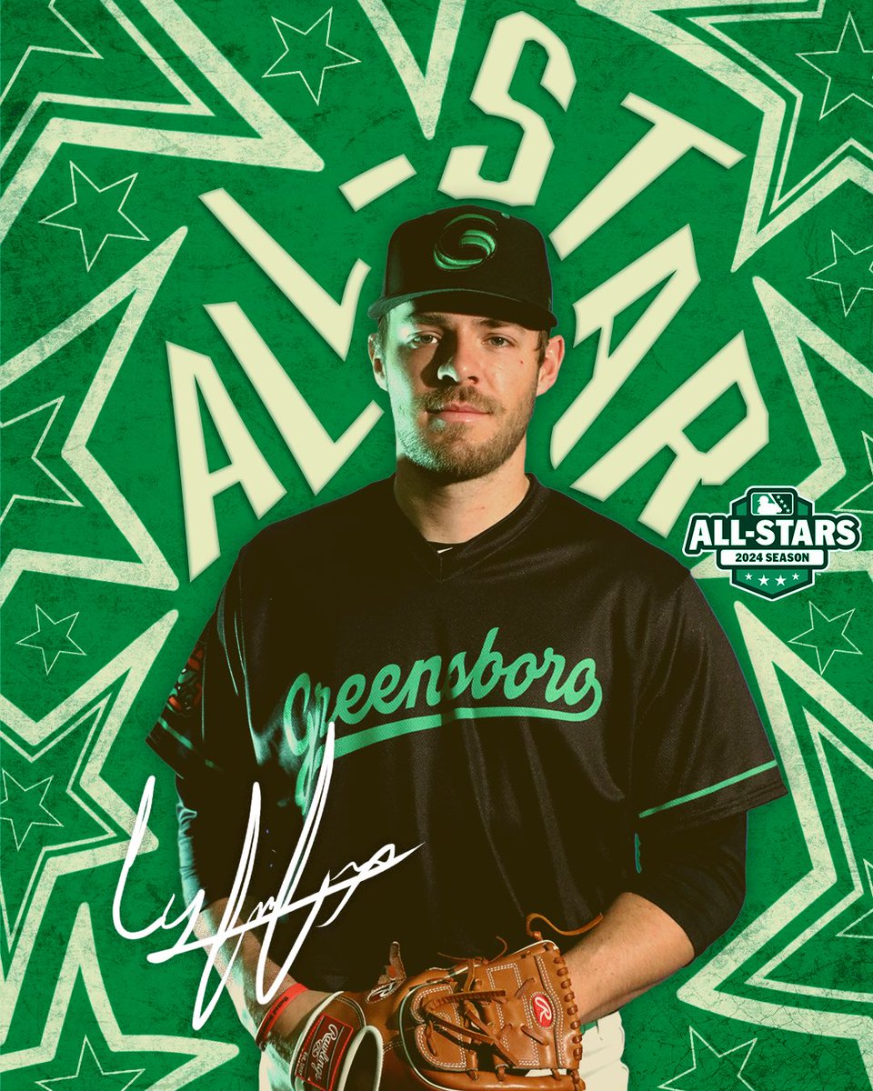 GSOHoppers's tweet photo. Greensboro's Big Three #allstars

Congratulations to Charles McAdoo (MVP + 3rd Base), Dominic Perachi (Starting Pitcher), and Cy Nielson (Reliever) on being named to Minor League Baseball's SAL All-Star Team. https://t.co/wtAFHxwwDv