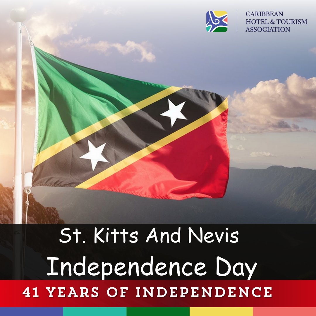 CHTANow's tweet photo. Happy 41st Independence Day, St. Kitts & Nevis! π°π³ π
Today, we celebrate the rich culture, heritage, and spirit of this beautiful twin-island nation. Here's to the continued growth and prosperity of St. Kitts & Nevis.
#SKN41 #StKittsAndNevis #CaribbeanPride #CHTANow https://t.co/X69YJ1MjFe