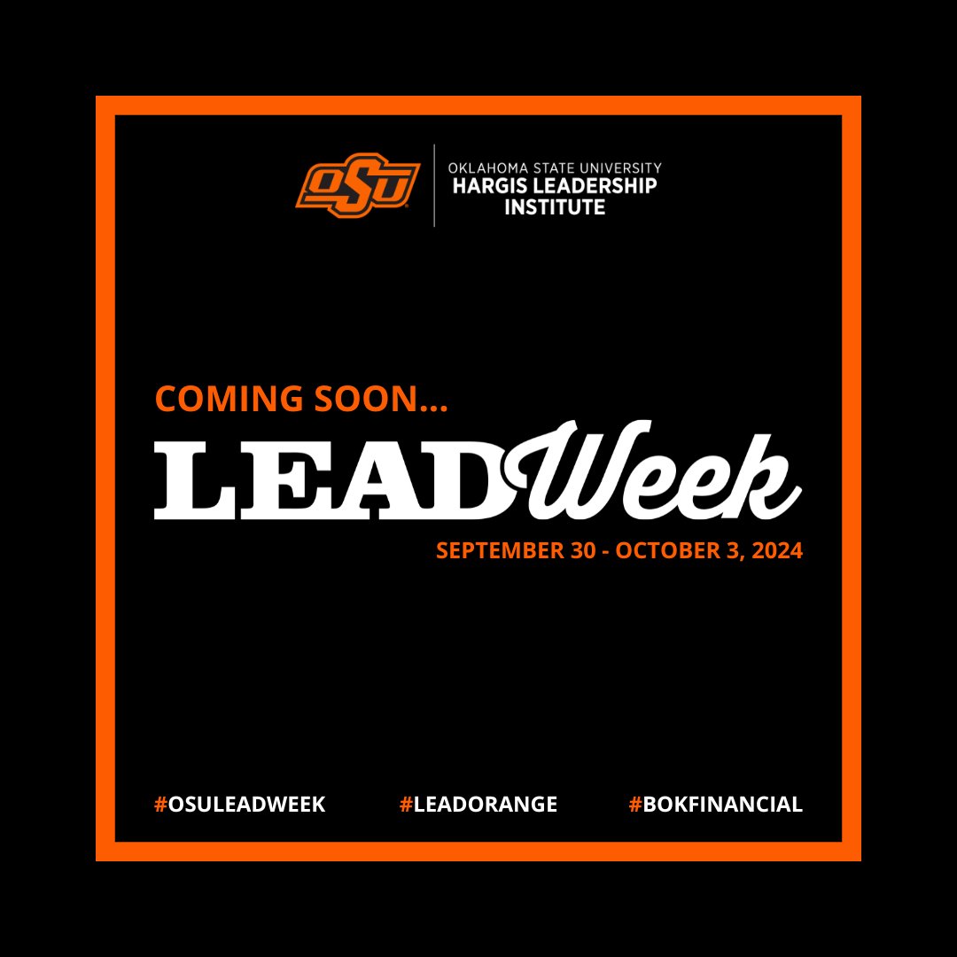 OSU Hargis Leadership Institute tweet media