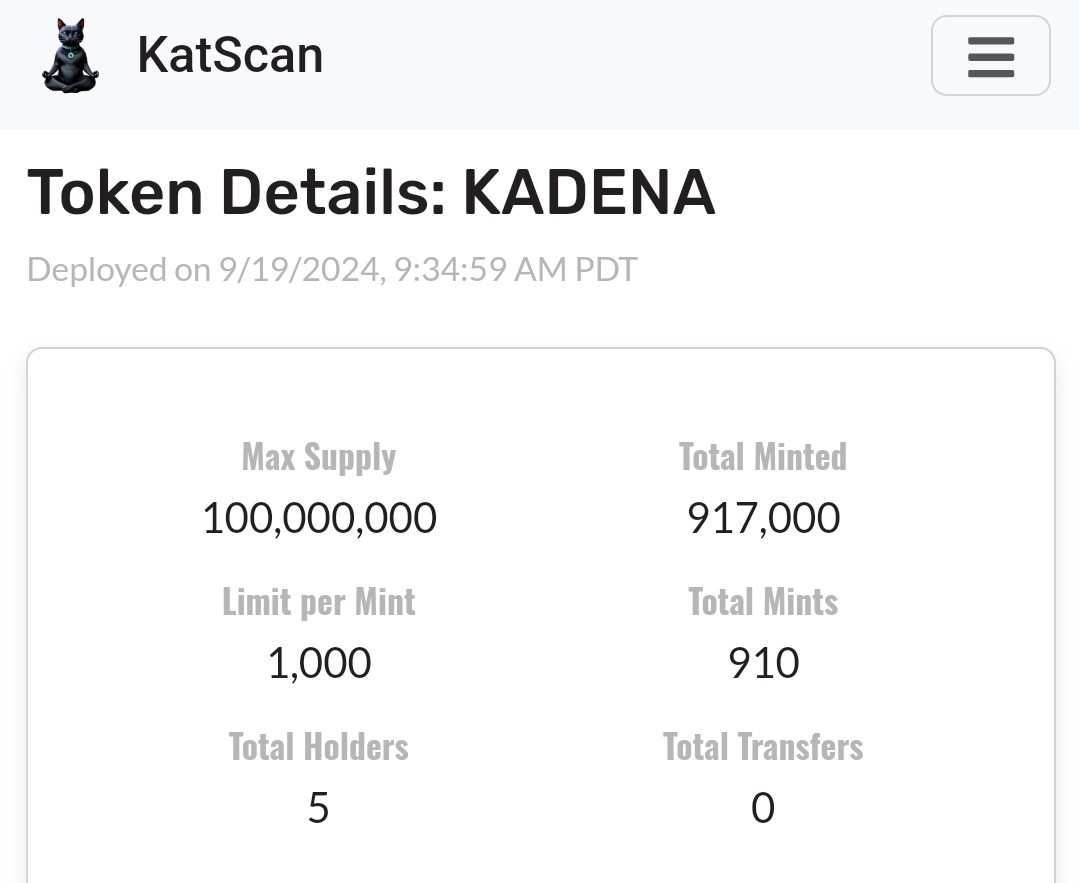 Morning $KAS buds 💪🏼🚬

New KRC-20 tokens this morning include KADENA 🤣🤣🤣

$KAS
#KRC-20