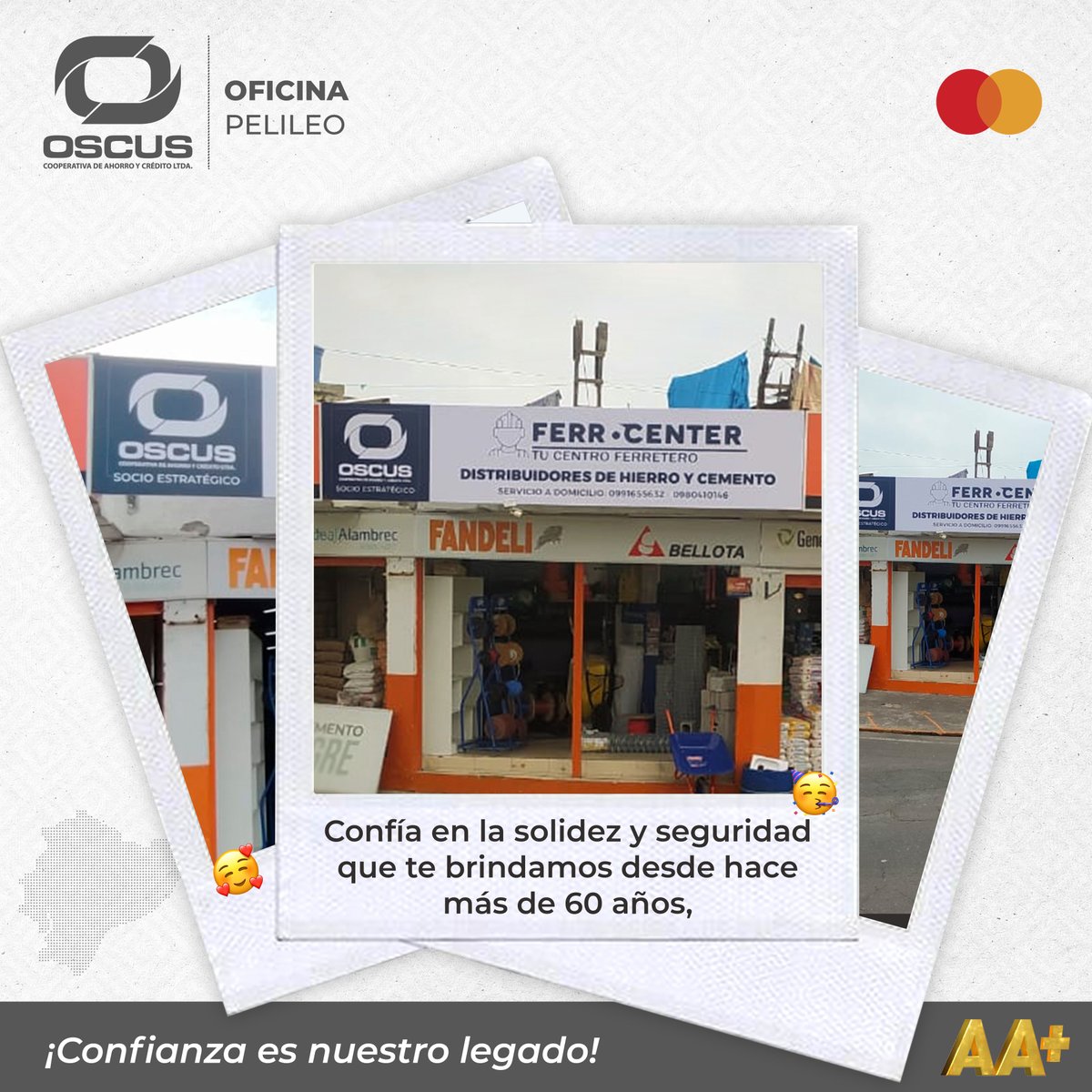 CoopOSCUS's tweet photo. 🤝 ¡Socio estratégico OSCUS! 🚀
Seguimos impulsando los negocios de nuestros socios a nivel nacional.
🌍 ¡Con OSCUS, siempre tienes el mejor aliado para hacer crecer tu emprendimiento! 💪💼
#Emprendimiento
#YoSoyOSCUS
#CrecemosJuntos https://t.co/03JiT2rFKu