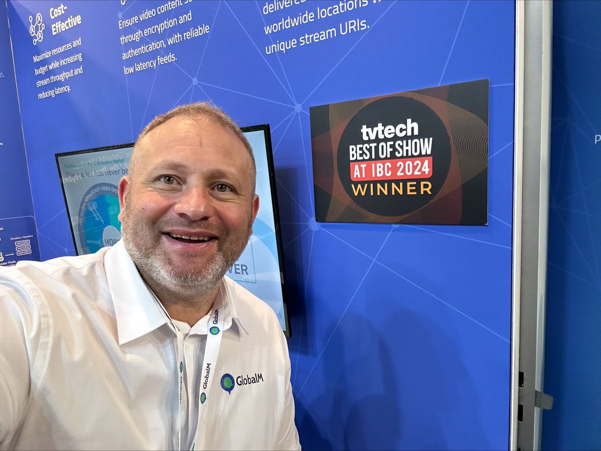 GlobalMnews's tweet image. We're back from a successful #IBC2024 with great feedback &amp;amp; one more award! 🏆Thank you #TVTech for recognizing our #SDVN Advanced Orchestration as one of your #BestofShow winners! Discover more about our Orchestration: lnkd.in/emUbMZhB
@IBCShow