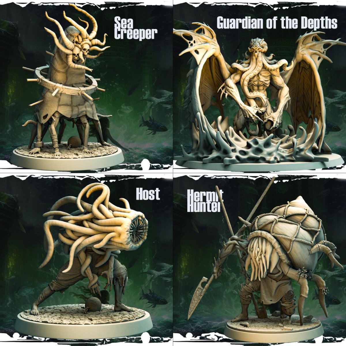 _Origin_Gaming_'s tweet photo. These miniatures by Monolith Arts are great to combine with some of our Archvillain minis  too, creating an excellent campaign. Want a challenge why not create your own army with an undersea theme? - https://t.co/7fm9e28Bog #OriginGaming #monolitharts #miniatures #dnd https://t.co/Syb6e9mhiG