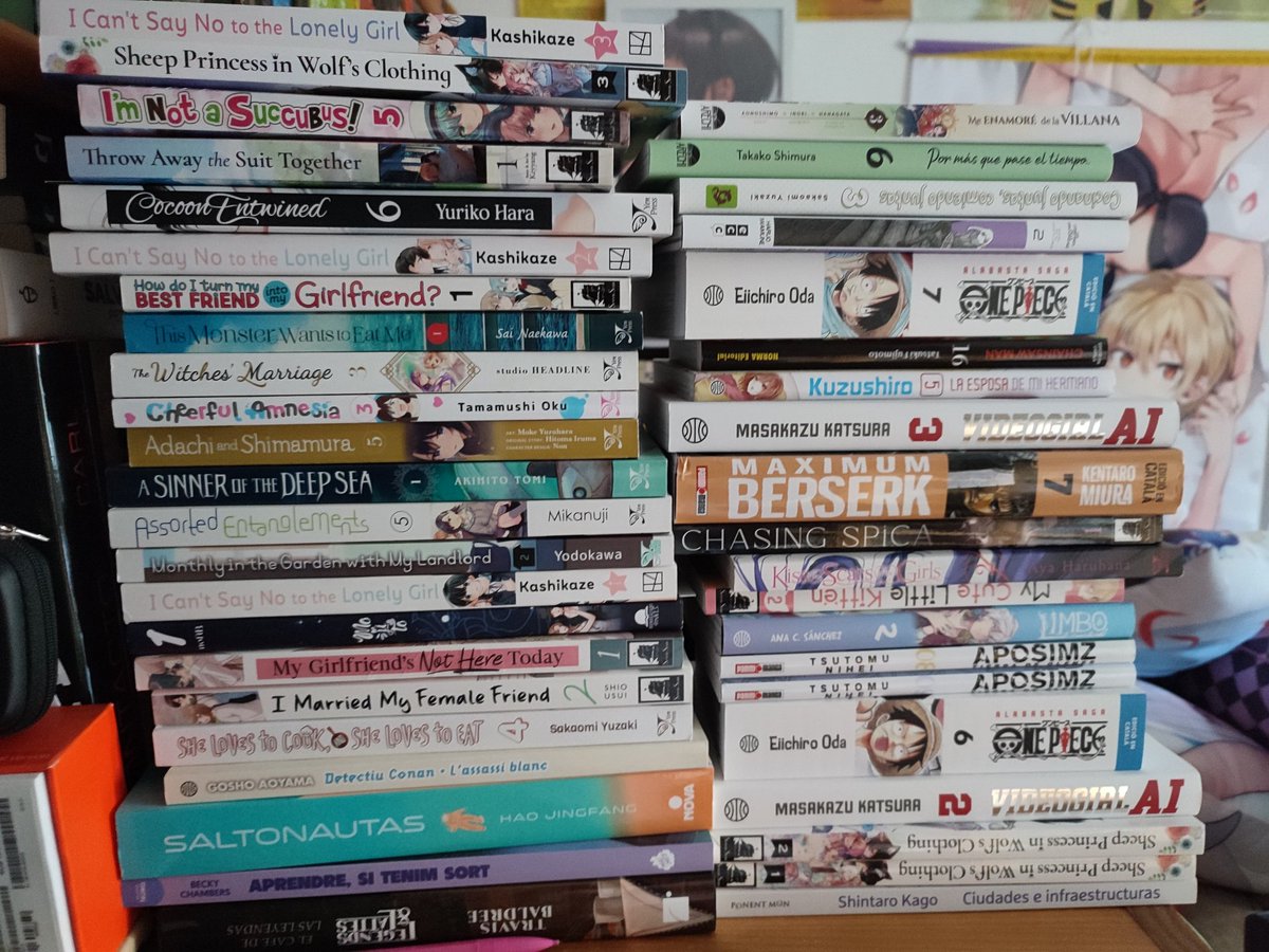 lostbrain94's tweet image. Y aunque ahora compre una vez casi dos meses, siguen llegando cosas que se van a la pila...
Izquierda últimas novedades 
Derecha la pila 🤣