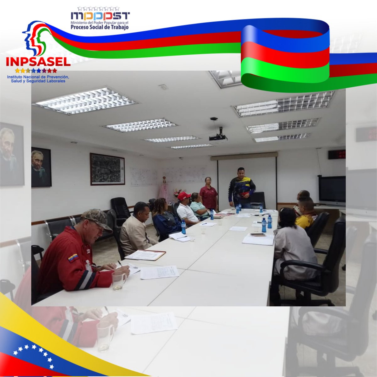 INPSASEL MONAGAS Y DELTA AMACURO (@inpsaselmdea) on Twitter photo Plan Nacional de Formación para Delegados y Delegadas de Prevención en Planta Musipan y Centro de Análisis Punta de Mata. Gracias al Plan Integral Pedro Pascual Abarca Seguimos formando a Nuestra clase Trabajadora
<a href="/NicolasMaduro/">Nicolás Maduro</a>
<a href="/MinTrabajoVE/">Min. Proceso Social de Trabajo</a>
<a href="/Inpsasel_vzla/">Inpsasel_vzla</a> Plan Nacional de Formación para Delegados y Delegadas de Prevención en Planta Musipan y Centro de Análisis Punta de Mata. Gracias al Plan Integral Pedro Pascual Abarca Seguimos formando a Nuestra clase Trabajadora
<a href="/NicolasMaduro/">Nicolás Maduro</a>
<a href="/MinTrabajoVE/">Min. Proceso Social de Trabajo</a>
<a href="/Inpsasel_vzla/">Inpsasel_vzla</a>