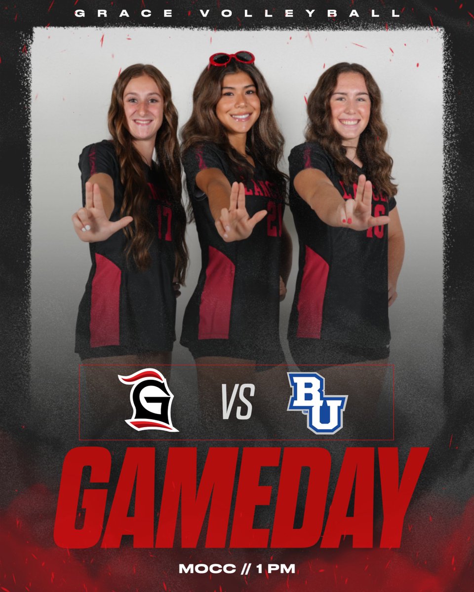 Grace Athletics (@gracelancers) on Twitter photo Always a good day for a GAMEDAY at home!
<a href="/GCVB_Lancers/">Grace Volleyball</a> hosts the Pilots at 1pm. Don't miss it!
๐บ - gclancers.com/sports/2020/8/โฆ
#LancerUp Always a good day for a GAMEDAY at home!
<a href="/GCVB_Lancers/">Grace Volleyball</a> hosts the Pilots at 1pm. Don't miss it!
๐บ - gclancers.com/sports/2020/8/โฆ
#LancerUp