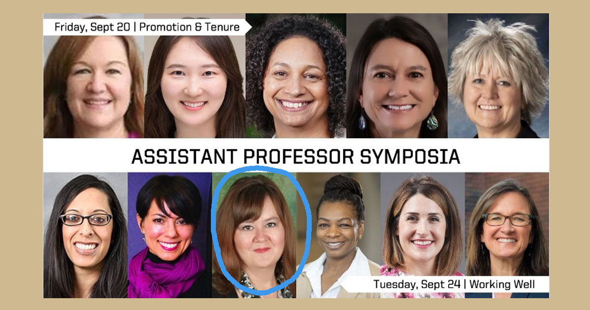 PurdueEDU's tweet image. NEXT WEEK Assistant Professors Symposium: #PurdueEDU&apos;s @LisaLSnodgrass &amp;amp; other faculty will participate as panelists for @SB_ButlerCenter’s symposium “Working Well”.
Sept. 24 from 2-4 PM
@PurdueUnion East &amp;amp; West Faculty Lounge
Register: purdue.ca1.qualtrics.com/jfe/form/SV_1Z…