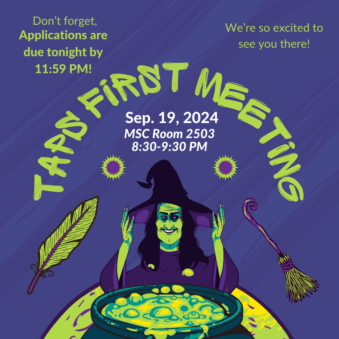 tamuparanormal's tweet photo. Tonight's our very first meeting! Don't forget to get in your applications by tonight! https://t.co/vivQy7iQso
