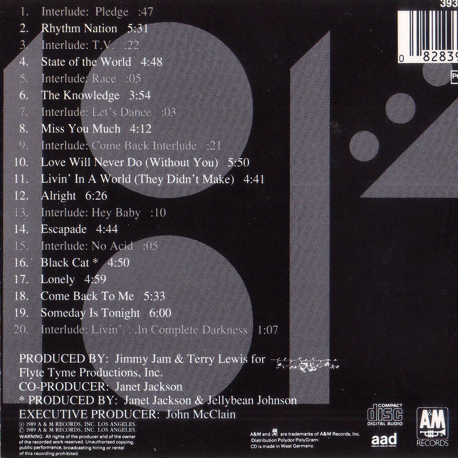 35 years ago today, Janet Jackson released ‘Rhythm Nation 1814.’