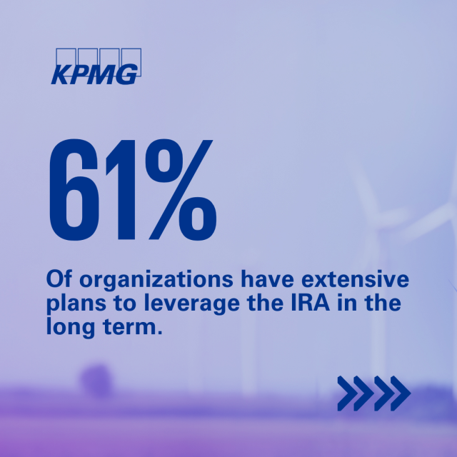 While the IRA may seem complex, the study reveals the IRA offers organizations the chance to invest in a sustainable future while simultaneously benefiting their bottom lines. bit.ly/4ex78xI