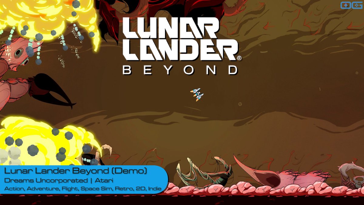 OG plays Lunar Lander Beyond (Demo)!
youtube.com/watch?v=tORSH5…

Like &amp; Sub!

<a href="/D_Uncorporated/">Dreams Uncorporated</a>
<a href="/atari/">Atari</a>

#action #flight #spacesim #retro #2D  #IndieGameTrends #IndieWatch #IndieDev #GameDev #IndieGameDev #IndieGame #IndieGames #Gameplay #letsplay #gaming #steamnextfest