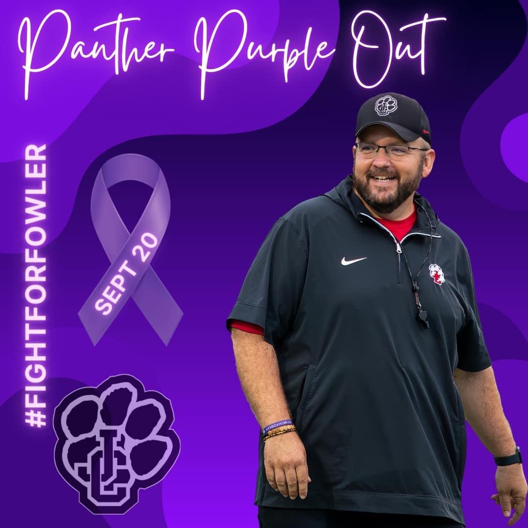 Be here tomorrow night to show your love!Come help us #FightForFowler as we take on Clarke Central! #LevelUp