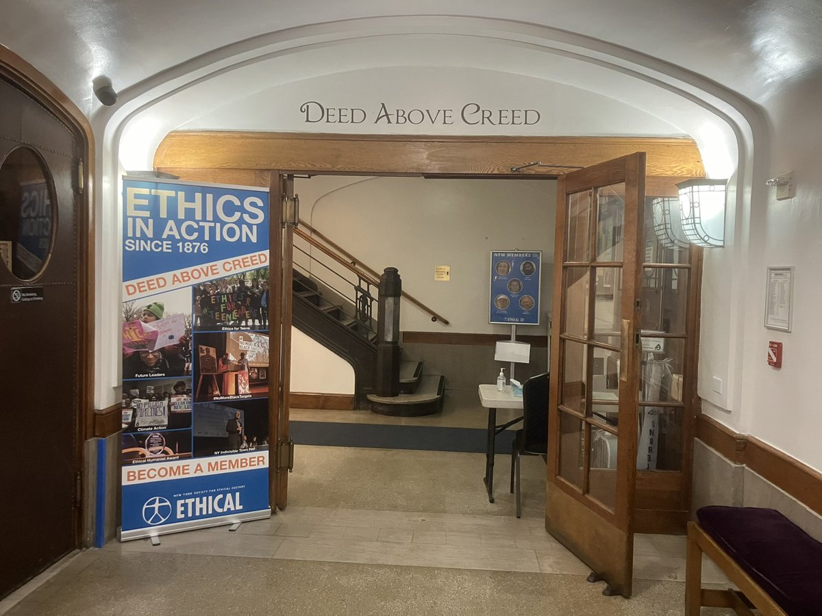 Here at the Society for Ethical Culture at 64th and Central Park to say that the oil and gas industry is not ethical, is not culture, and needs to lose its social license. 

Deed above creed, babies. #SummerOfHeat