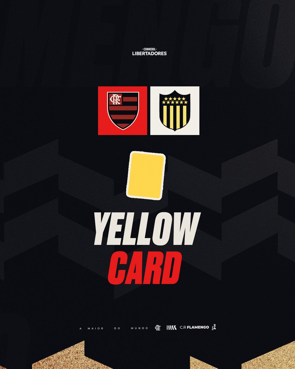 Flamengo_en's tweet photo. Gonzalo Plata is booked.
43' | #FLAxPEN 0-1 https://t.co/58au6tJWu1