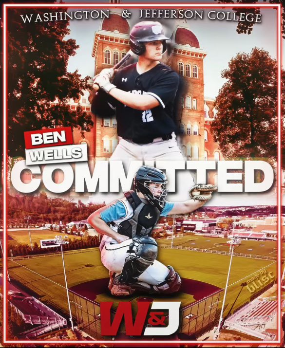 I’m very excited to announce my commitment to Washington &amp; Jefferson to play baseball and continue my education! I’d like to thank my family, coaches, teammates and friends for their support over the years.