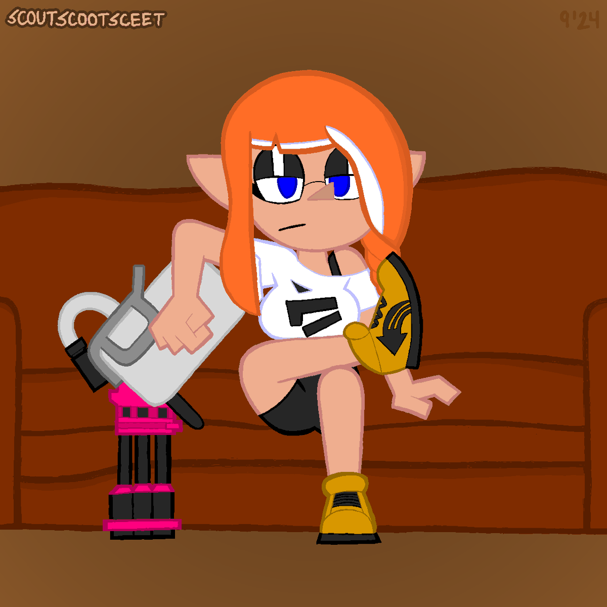 ScoutScootSceet's tweet photo. Amara with her Heavy Splatling

full body commission for, and OC Amara belongs to, a friend on discord

#Splatoon #SplatoonFanart #SplatoonArt #SplatoonOC #OC #OCArt #Inkling #HeavySplatling #Amara #ScoutScootSceetArt [Splatoon fanart/OC art] https://t.co/yizyk0WjfP