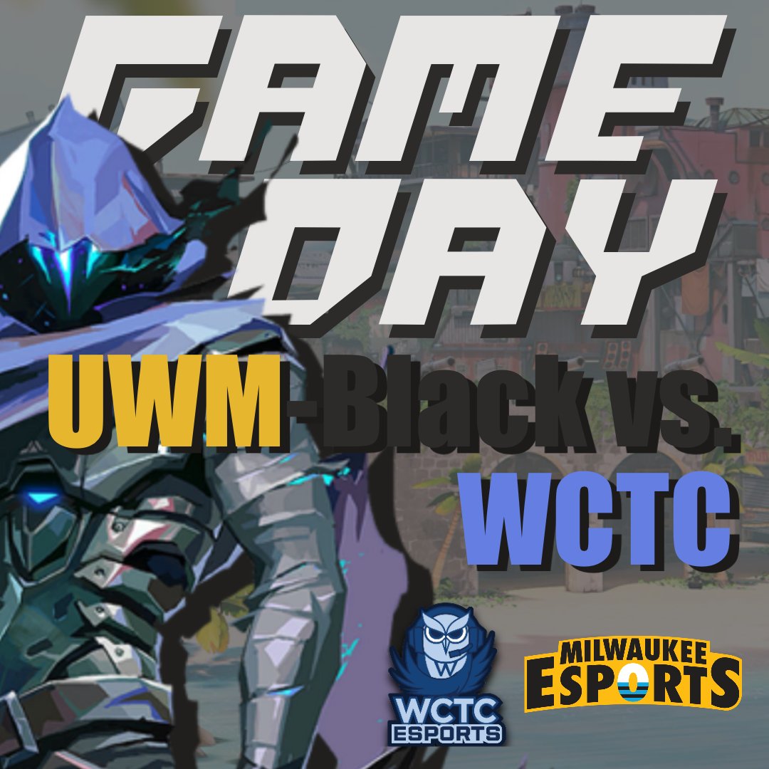 The Valorant season kicks off tonight with the UWM Black team facing off against <a href="/wctcesports/">wctcesports</a> tonight at 7pm CST!

Tune in at twitch.tv/uwmesports

#UnitedWeRoar 🐾

🎨by <a href="/seebummy/">seebum</a>