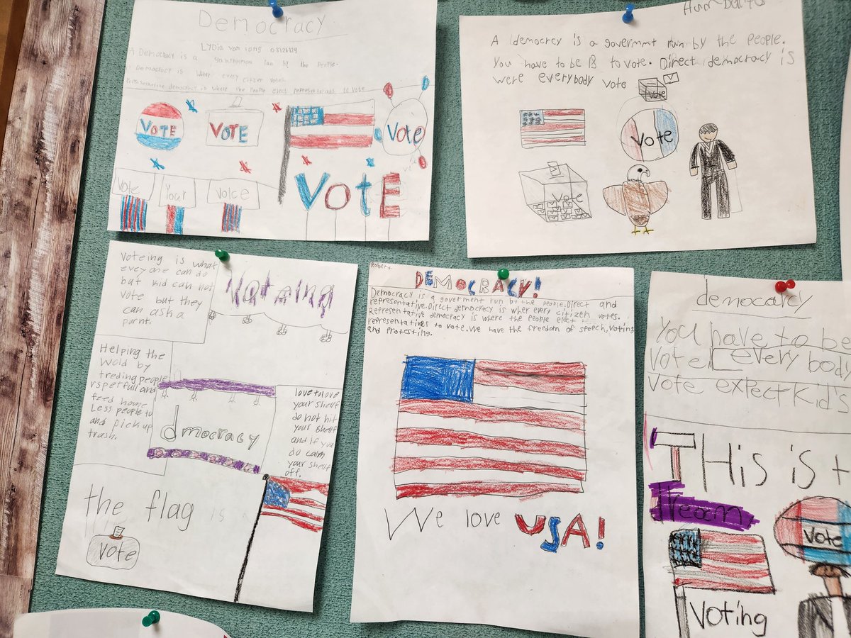 Our students have been learning  all about the voting process, and today we had real live voting booths here for them to vote for CH Student Council Officers!!!