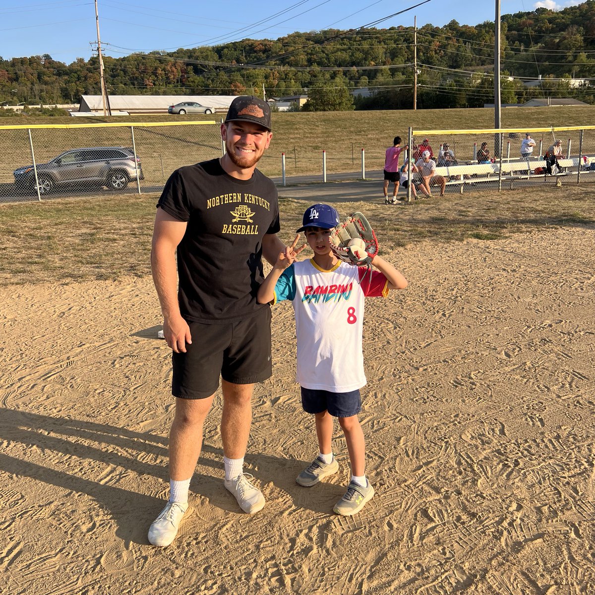 NKUNorseBSB's tweet image. The Norse are having a great time working with Bambino Buddy Ball this evening!