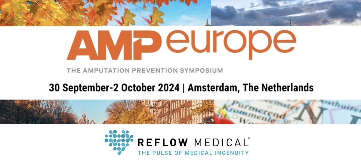ReflowMedical (@reflowmedical) on Twitter photo We're ready! AMP Europe, presented by the Amputation Prevention Symposium <a href="/AMPSymposium/">AMP the CLTI Meeting</a>, runs Sept. 30 through Oct. 2 in Amsterdam, The Netherlands! 🌺
On Monday, don't miss the update from Jos C. van den Berg, MD on the DEEPER OUS trial, 2-year data.
On Tuesday, Reflow We're ready! AMP Europe, presented by the Amputation Prevention Symposium <a href="/AMPSymposium/">AMP the CLTI Meeting</a>, runs Sept. 30 through Oct. 2 in Amsterdam, The Netherlands! 🌺
On Monday, don't miss the update from Jos C. van den Berg, MD on the DEEPER OUS trial, 2-year data.
On Tuesday, Reflow