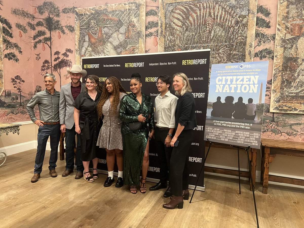 RetroReport's tweet image. We’re excited to be at The Whitby Hotel tonight for the press screening of #CitizenNation, airing this October on @PBS. Follow us on Instagram @RetroReport for more updates from tonight’s event.