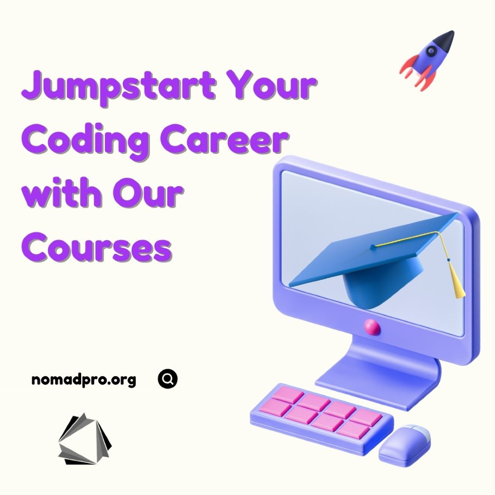 NomadPro_it's tweet image. Jumpstart Your Coding Career with Our Courses
🚀 Ready to kickstart your coding career?
💻Our courses are designed to get you up to speed fast! Start coding today! 👨💻👩💻
#CodingCareer #LearnToCode #TechSkills