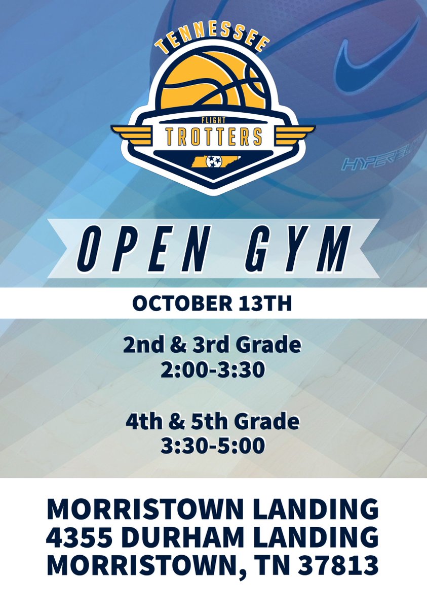 TN Flight Trotters (@ladytrotters) on Twitter photo ๐BOYS OPEN GYM DATES๐
Come get some work in with <a href="/CoachFifield20/">Marquice Fifieldโผ๏ธ</a> !Former college PG, head coach at Union Heights, and TN Trotters 2031! ๐BOYS OPEN GYM DATES๐
Come get some work in with <a href="/CoachFifield20/">Marquice Fifieldโผ๏ธ</a> !Former college PG, head coach at Union Heights, and TN Trotters 2031!