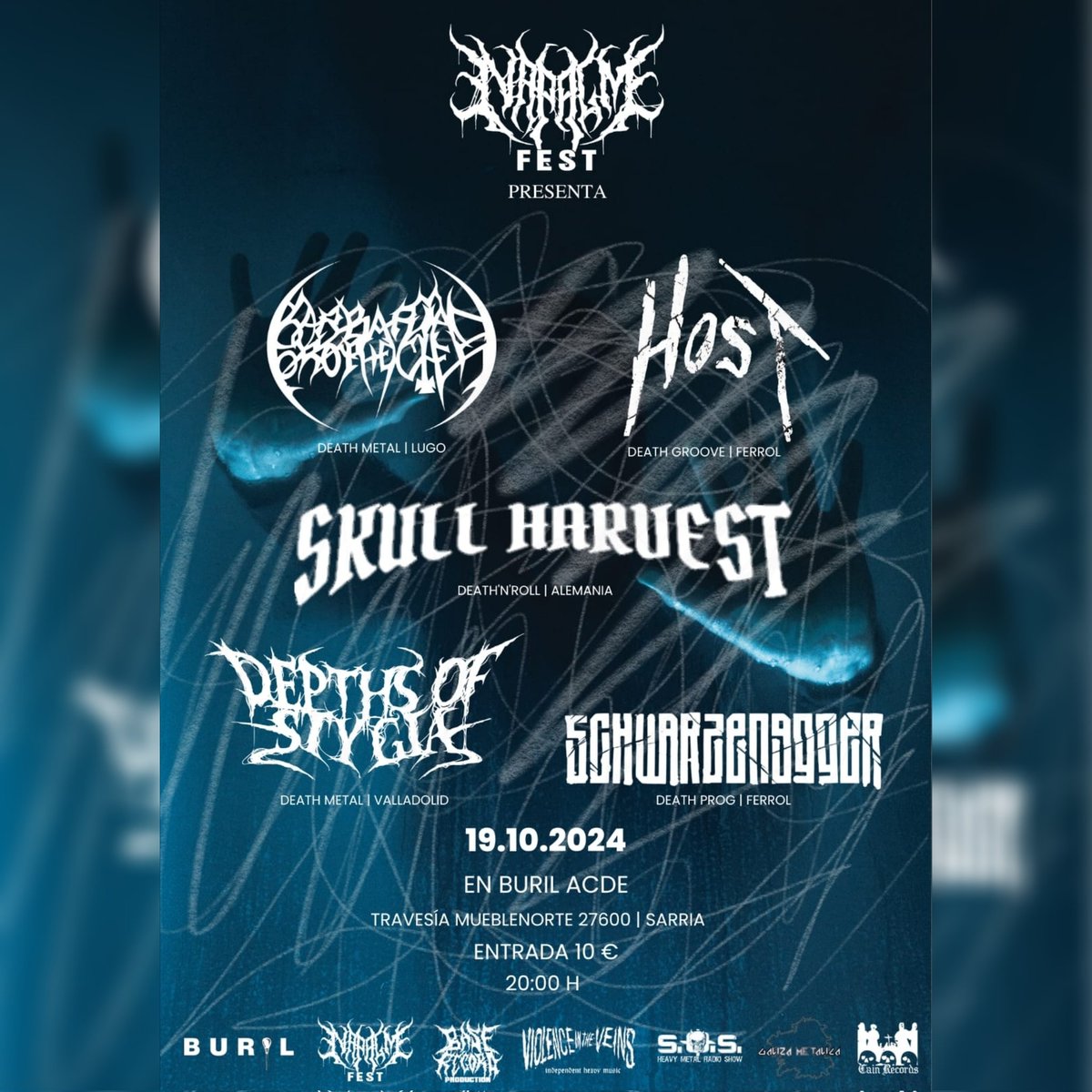 ⚠️ Napalm Fest 2024 en <a href="/Buril9/">Buril</a>  (Sarria - Lugo) próximo 19 de Octubre. Entrada 10€