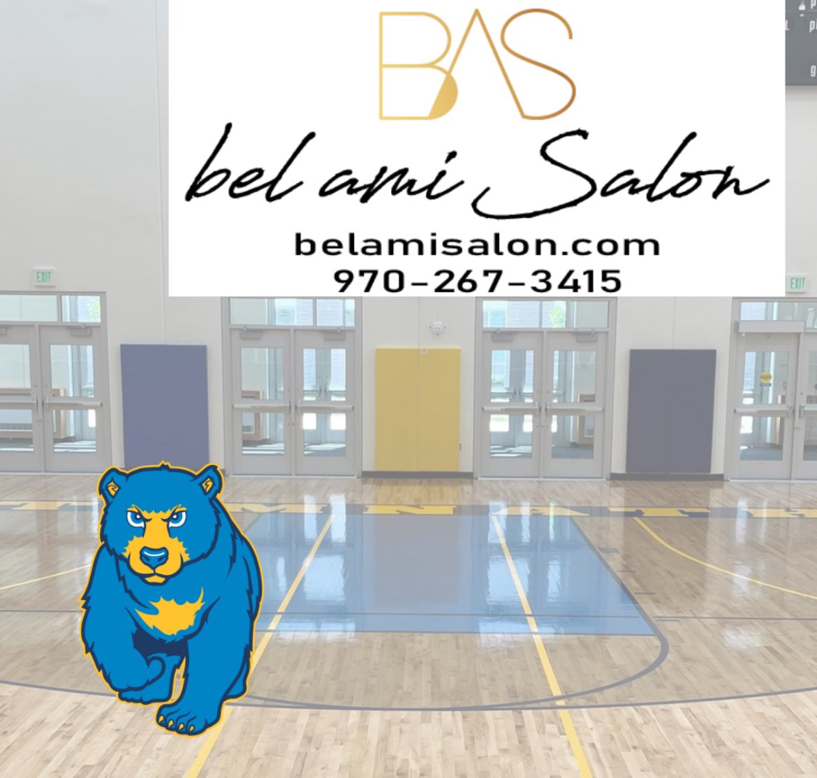 Thank you to our Sponsor Bel Ami Salon! We appreciate your support of Timnath Athletics!