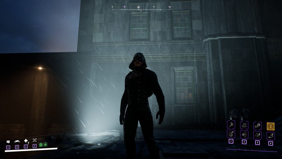 LicenceToCalvin's tweet photo. Got back into Gotham Knights cause I found this Green Arrow mod. It's the closest I've gotten to the Green Arrow video game I want to play 😅 https://t.co/FCgNm9uXHp