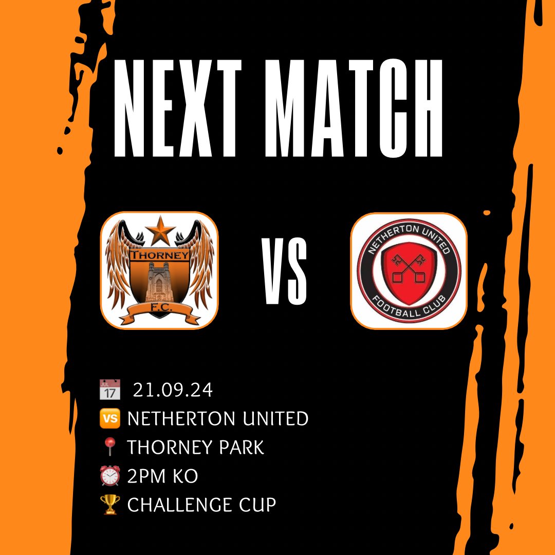 This week our Men’s side are back in action against <a href="/Nethertonunited/">Netherton United</a> in the Challenge Cup 🏆🍊