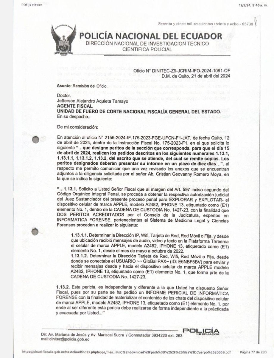 XavierJordanM's tweet photo. .@FiscaliaEcuador 

Ecuador 🇪🇨  Por favor difundir !! 

Como tiene que estar contaminado el caso Metástasis, que solo en ese país hacen videos y  un show mediático para poder justificar los abusos de la operadora política !! Perdón de la Fiscal. 

Se les olvidó poner este documento. 
Ahí se los dejo para los que si tienen un poco de sentido común. 

Esto no lo verás en 🇪🇨, menos en la #mafiamediatica 

Por favor háganle llegar este documento al Señor Juez Manuel Cabrera, capaz se lo tienen escondido. En el proceso en 🇺🇸 ya lo tienen 😉
 
#Ecuador 
@MiamiDadeCourts 
@CorteNacional 

La Familia se Respeta 👊