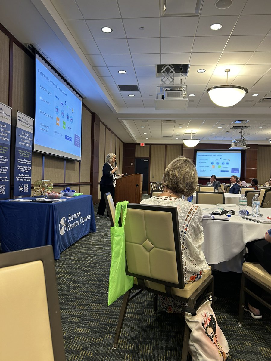 AlabamaAFP's tweet image. Amy Smith, VP of Membership Services &amp;amp; Education @TCHtweets  leads off our afternoon educational session at the #AFP2024Summit regarding Real-Time Payments &amp;amp; the future of Instant Payments!