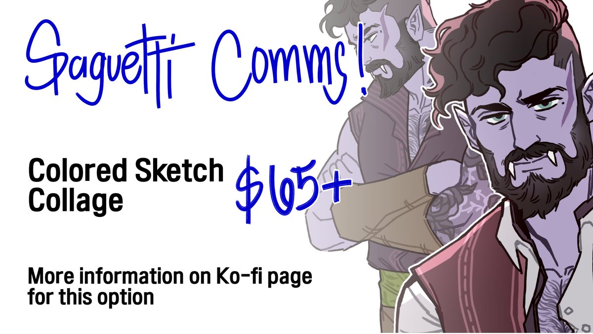 555paguetti's tweet photo. Posting again about commissions! [0/7 SLOTS]
I've updated a few of my prices on my ko-fi page, also, please read the thread below for an important announcement >>

❤️s and 🔄s are very much appreciated! https://t.co/Dgx3Et5xKt