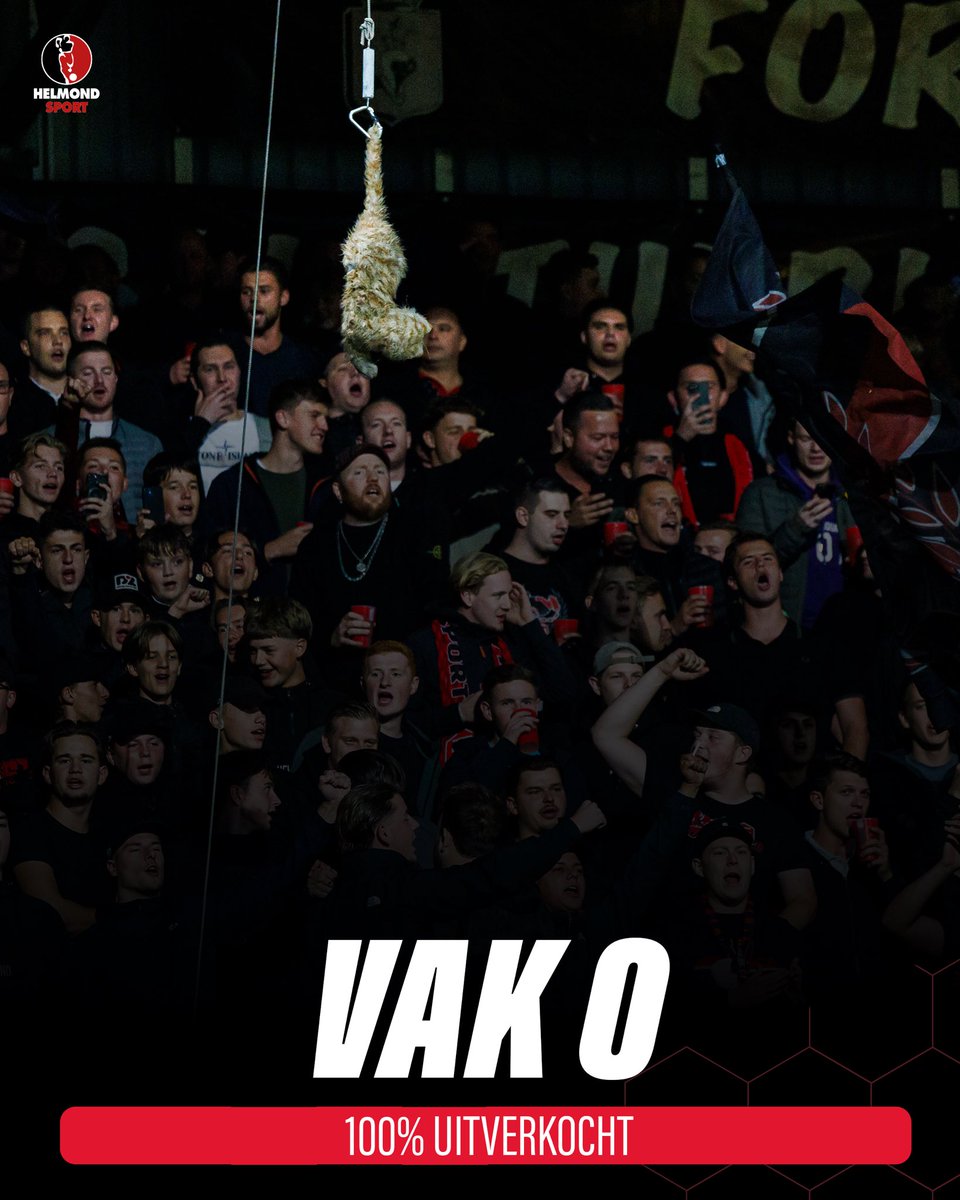 NSVO16's tweet photo. Vak 𝗢 is 𝗩𝗼𝗹 tegen 𝗩𝗼𝗹endam. 🏟️

Ben jij er bij?
Haal nu je tickets voor de andere vakken! 🎟️

#HELVOL #SamenBouwen https://t.co/WPhp5mP9T4