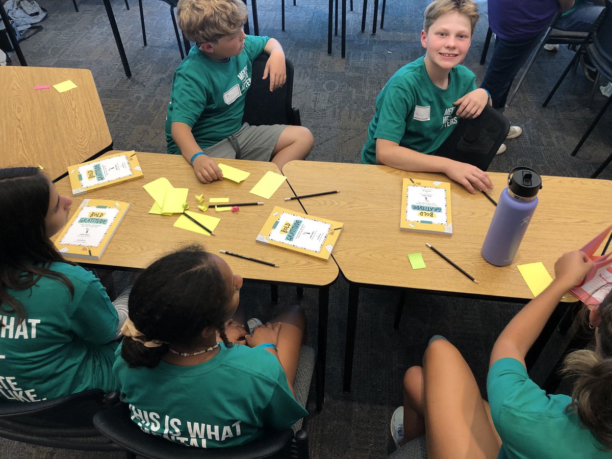 MissJadoonanan's tweet photo. Some of our incredible Grade 7s @pineriveres became mental health advocates today at the @SCDSB_Schools Mental Health and Well Being workshop! Way to go Patriots! #wellness #gratitude #mentalhealthmatters https://t.co/R0VFJHZx8h