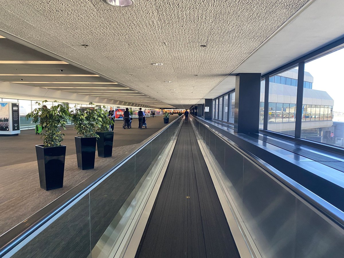 pitdesi's tweet image. Sad news: 
as part of the T3 renovation project at SFO, we will be losing THE BEST moving walkway on the planet

get your bounces in while you can, folks