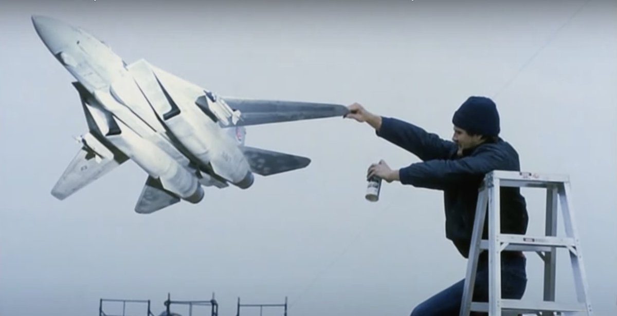 studio_auctions's tweet image. This large-scale, #screenmatched F-14 Tomcat model from #TopGun (1986) is one of the largest surviving miniatures used for #practicalFX. Expertly crafted with realistic decals.

The live auction begins tomorrow, Sept 20th.

studioauctions.com