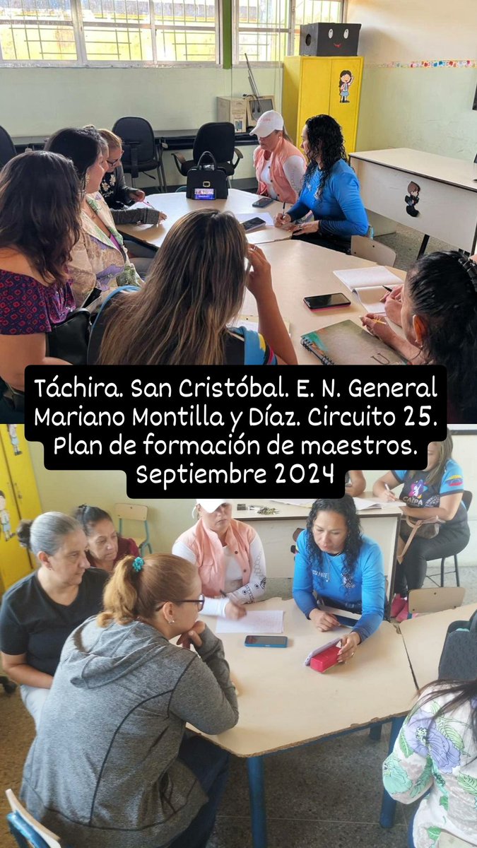 Continuamos plan de formación de maestros @hectorodriguez <a href="/Berzabethg1/">Berzabethgandicaoficial</a> <a href="/CDCETachira/">CDCE Táchira</a> @MPPEDUCACION <a href="/crasancristobal/">crasancristobal</a> <a href="/Funda_cenamec1/">Fundación CENAMEC</a> <a href="/clifpsc/">CLIFPMV Municipio San Cristóbal</a> <a href="/cen_araguaney/">araguaney</a> <a href="/cenamectachira1/">Crifpzetachira</a> <a href="/cenamec_centros/">Coordinación Nacional de los Centros</a> @crazet2011 @mppe_dgpp <a href="/DGRPA1/">@DGRPA1</a>
<a href="/DGSEMPPE/">DIRECCIÓN GENERAL DE SUPERVISIÓN MPPE</a> <a href="/FreddyBernal/">Freddy Bernal</a> @danielcustodio3 @rosangelaorozco
