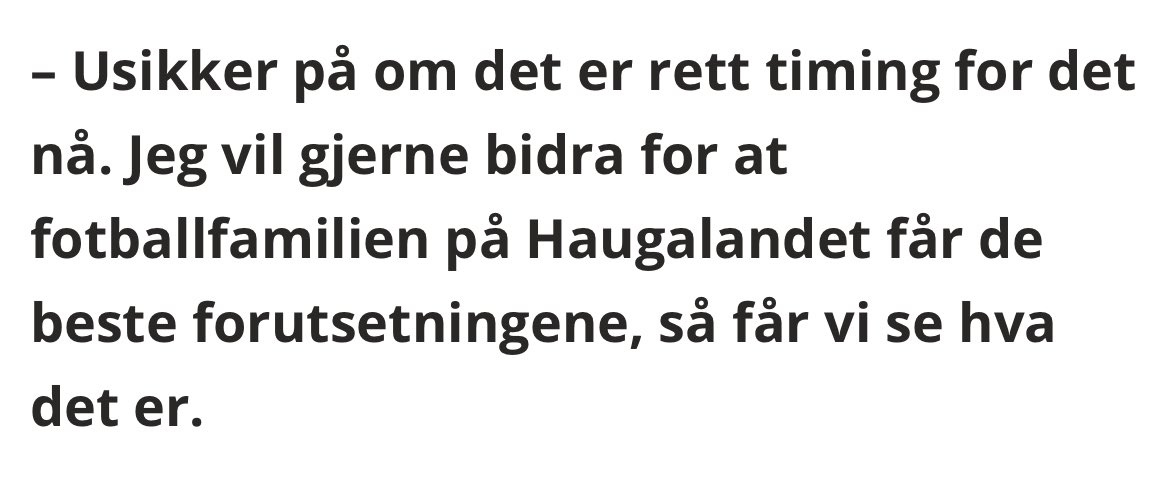 Sikkert gjort en god jobb som sportssjef, men blir ekstra glad over denne uttalelsen fra <a href="/Alexsoderlund/">Alexander Toft Søderlund</a> . Han har egenskaper til å balansere mellom fotballkidz som VIL, kombinert med at klubber SKAL jobbe for samfunnsansvar med barne/ungdomsfotball